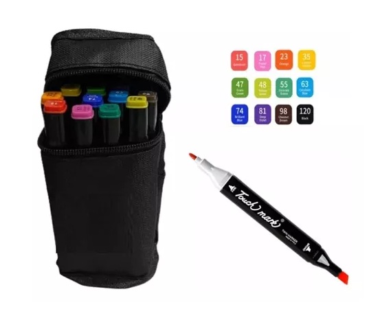 caneta-ponta-dupla-12-cores-marcador-permanente